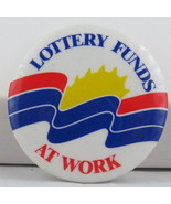 Canadian Political Pin - BC Lottery Funds At Work - Celluloid Pin  - £11.79 GBP