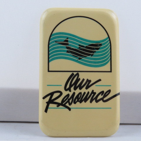 Canadian Protest Pin - Our Resource Salmon Pin - Metal Pin  - $15.00
