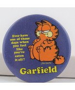 Vintage Garfield Pin - Fat Garfield Cat Image - Celluloid PIn  - £11.72 GBP
