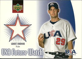 2002 Upper Deck Rookie Update USA Future Watch Grant Johnson US-GJ USA - £2.74 GBP