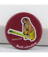 Canadian Toruist Pin - Penelope the Gopher Banff - Celluloid Pin - £11.21 GBP