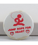 Vintage Fitness Pin - Jump Rope for Heart Canadian Heart Assoc - Cellulo... - $20.81 CAD