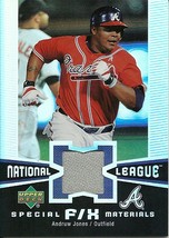 2006 Upper Deck Special F/X Materials Andruw Jones SM-AJ Braves - £2.78 GBP