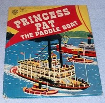 Vintage Jolly Book Princess Pat the Paddle Boat 1953 - £4.71 GBP