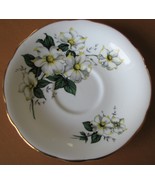 Windsor Saucer BC Dogwood Orphan Tea Plate Bone China Floral Vintage 195... - £7.93 GBP