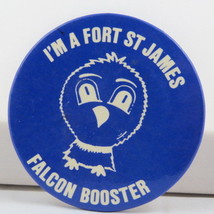 Vintage Sports Pin - Fort St James Falcons Booster Speed Skating- Cellul... - $15.00