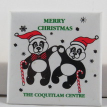 Vintage Christmas Pin - The Coquitlam Centre (Vancouver) - Mascot Pin - £11.75 GBP