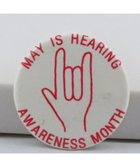 National Hearing Month Canada Pin - Heavy Metal Hand Giving the Horns - ... - $20.50 CAD