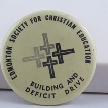 Vintage Religious Pin - Edmonton Society for Christian Eduction - Cellul... - £11.72 GBP