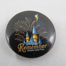 Disneyland Pin - Remeber Disneyland Souvenir - Celluloid Pin  - $15.00