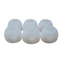 6 pcs Clear Single Flange Small Replacement Eartips compatible with Sony... - $5.95