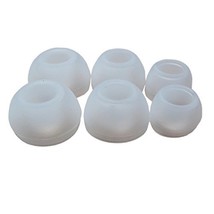 Clear Replacement Silicone Ear Tips, Universal Set, compatible with Sony... - £4.67 GBP
