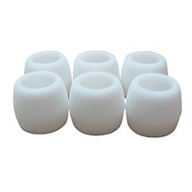 Creative MylarOne Classic New White Single Flange Silicone Ear Tips, Med... - £4.67 GBP