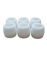 Creative MylarOne Classic New White Single Flange Silicone Ear Tips, Med... - $5.95