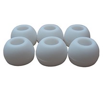 6 pcs White Single Flange Large Replacement Eartips compatible with Sony Eric... - $5.95