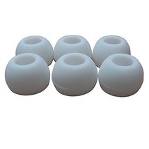 6 pcs White Single Flange Large Replacement Eartips compatible with Sony... - £4.75 GBP