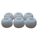 6 pcs White Single Flange Large Replacement Eartips compatible with Sony... - $5.95