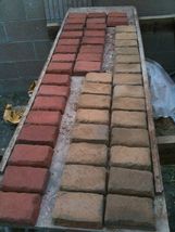 Paver Molds (36) 4x6x1.5" Make 100s Concrete Cobblestone Wall, Patio Pavers @.05 image 3