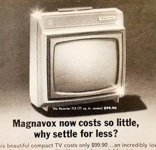1965 Magnavox The Resorter Model 113 Television Advertisement TV Set E91D - $19.99