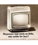 1965 Magnavox The Resorter Model 113 Television Advertisement TV Set E91D - €17,46 EUR