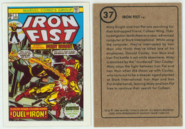 Iron Fist #1 Trading Card 1984 Marvel First Issue Covers ~ Iron Man Gil ... - £6.10 GBP