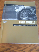 2002 Harley-Davidson Dyna Service Manual Catalog Fxdx Fxd Conv Fxdl Fxdwg Xlnt - £97.78 GBP