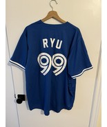 MENS XL Hyun-jin Ryu #99 Toronto Blue Jays MLB Baseball Jersey SGA - $33.83 CAD