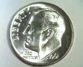 1961 ROOSEVELT DIME CHOICE UNCIRCULATED CH. UNC NICE ORIGINAL COIN FAST ... - $6.00