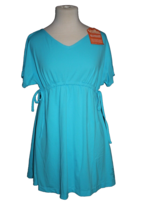 UV Skinz Coverup S Small UPF 50+ Sunwear Beach Swim Dress Sky Blue NEW - $22.50
