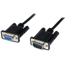 StarTech.com 1m Black DB9 RS232 Serial Null Modem Cable F/M - DB9 Male t... - $7.99