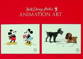 Walt Disney Studios Art Classics Promotion Card - Mickey/Minnie - Lady/Tramp - £3.09 GBP