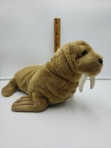 Walrus Stuffed Animal Plush Russ Yomiko Berrie Classic Kids Toy Soft 15&quot; Brown - £23.79 GBP