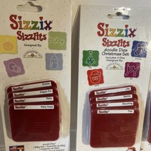 New Sizzix Sizzlits Sets X 6 Baby Halloween Heart Funky Set Doodle Dies Flower - £31.28 GBP