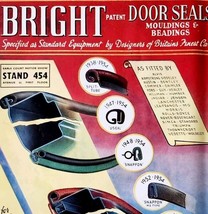 1954 Bright Mfg Door Seals Meteor Import Advertisement Autocar Automobil... - $560.30 MXN