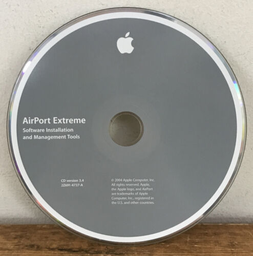 2004 AirPort Extreme Software Installation and Management Tools CD Versi... - $1,000.00