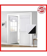 Soft and Durable 100% Blackout Door Curtains - Easy Adhesive Installation - $42.68 CAD