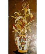 Indian Summer Maize Sunset Stitchery Embroidery Kit 2289 20x40 1978 - £26.07 GBP