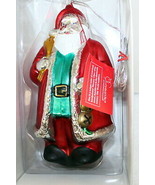 Department 56 Hand-Blown Mercury Glass 9&quot;H Santa Claus Ornament ~ New in... - $58.70 CAD
