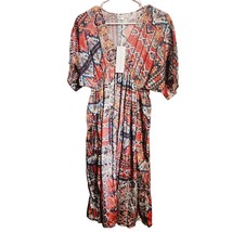 Love Kyla Arabella Polysilk BOHO Chic Lightweight Midi Dress Size Small NEW - £35.39 GBP