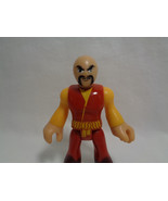 Fisher Price Imaginext Replacement Figure Bald Orange Yellow Outfit 3&quot; - £1.18 GBP