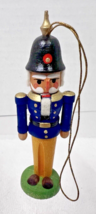 Vintage Handmade Germany Nutcracker Solider Pointy Hat Christmas Ornamen... - $14.36