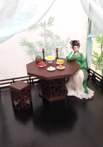 1:6 Chinese Table and Chair for 1/6bScale Dollhouse / Art / Decoration - $127.35 MXN+