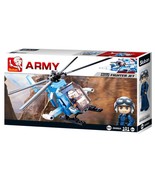Sluban Kids Army Helicopter Fighter Jet Building Blocks 101 Pcs set Buil... - $243.17 MXN