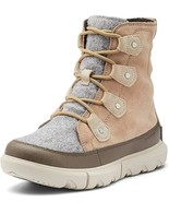 Sorel Women&#39;s Explorer II Joan Felt Waterproof Boot Omega Taupe, Sz 6, New - $79.19