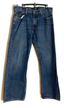 Levis 569 Mens Sz 36x32 Jeans Loose Straight Fit Medium Wash Denim - £19.48 GBP