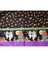 Kathy Hatch Halloween Fabric Double Border 3.47yards Springs CP18641  54... - £13.58 GBP