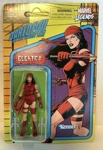 NEW Hasbro F2657 Marvel Legends Retro 375 Collection ELEKTRA 3.75&quot; Action Figure - £14.03 GBP