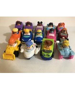 Little People lot of 14 Toys Figures Cars Airplane T5 - £27.24 GBP