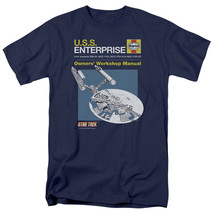 Star Trek Original Series U.S.S Enterprise Manual T-Shirt NEW UNWORN - £15.28 GBP