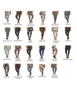 Womens Plus Size Ultra Soft Fashion Print Pattern Leggings - $20.30 CAD+